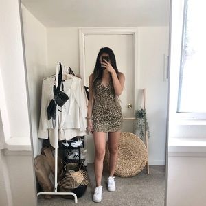 Leopard Print Mini Dress F21